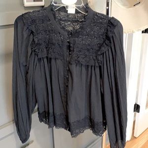Anthropology blouse size sm